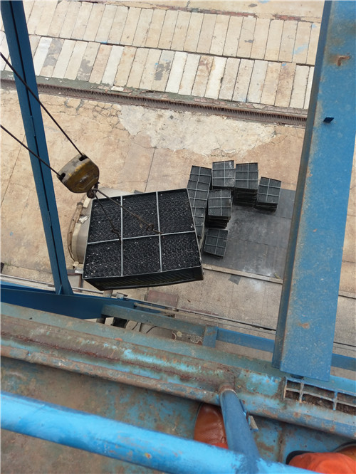 空预器蓄热元件吊包清洗07