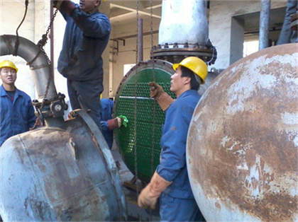 换热器清洗前后