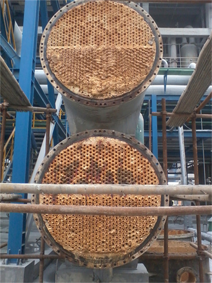 换热器清洗前后