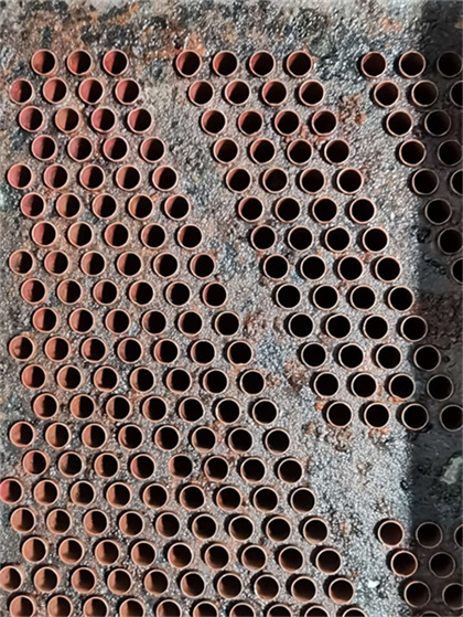 换热器清洗前后