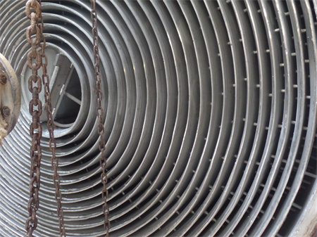 螺旋板式换热器清洗前